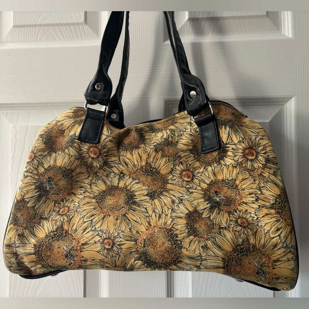 Sunflower Patterned Women's Bag